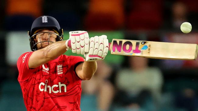 England's Dawid Malan hits out.