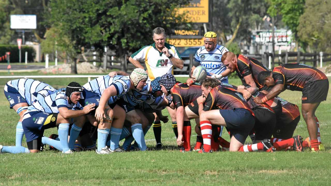 PLAYERS WANTED: Roma Echidnas (left) need more players to ensure they can take part in this year's Darling Downs Rugby Union competition. Picture: Sarah Dionysius