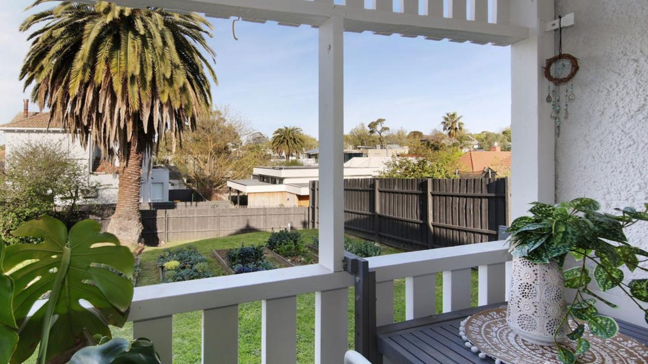 Six separate vegetable gardens in the backyard.