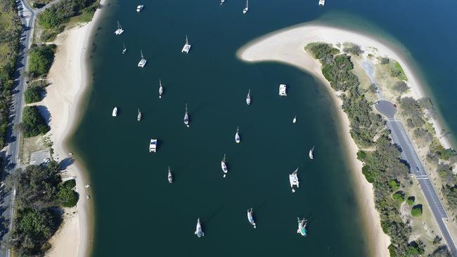 The number of registered boats on the Gold Coast has grown dramatically in recent years. Picture: AAP