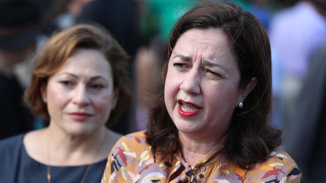 Premier Anastasia Palaszczuk and Deputy Premier Jackie Trad.