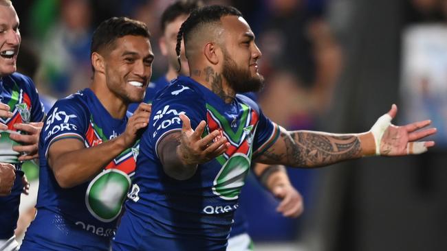 NRL 2023 SF NEW ZEALAND WARRIORS V NEWCASTLE KNIGHTS - ADDIN FONUA-BLAKE, TRY