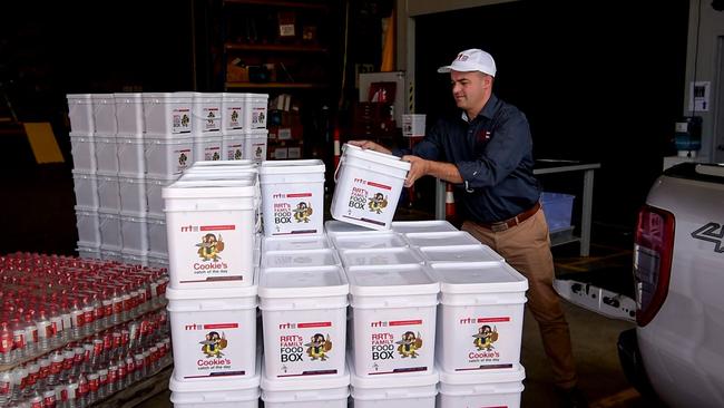 Brethren charity boxes will be delivered across the state to essential workers, including the South Burnett. Photo: Lauren Devlin