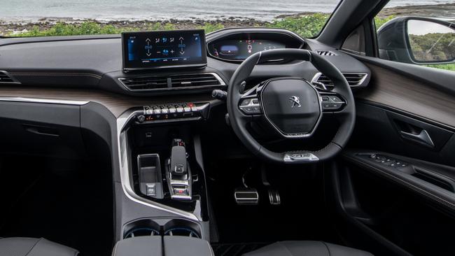 The 3008’s dash is unlike any other SUV.