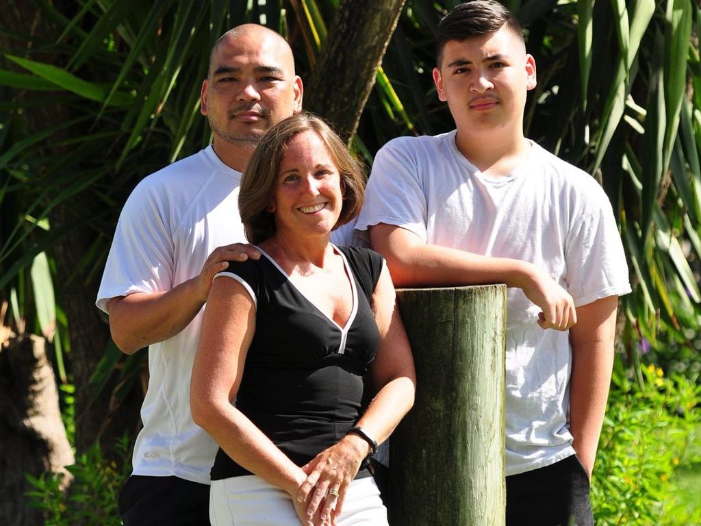 The Derin family before Mary Catherine got sick. Picture: Media Drum World / Australscope