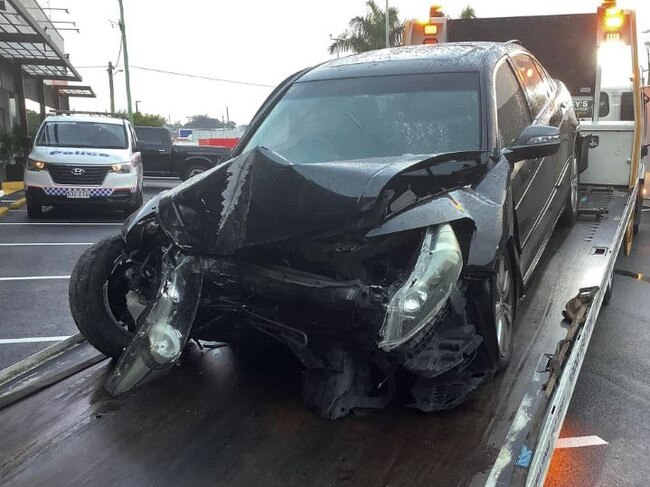 The driver of this vehicle has ended up in hospital after it plummeted three storeys.