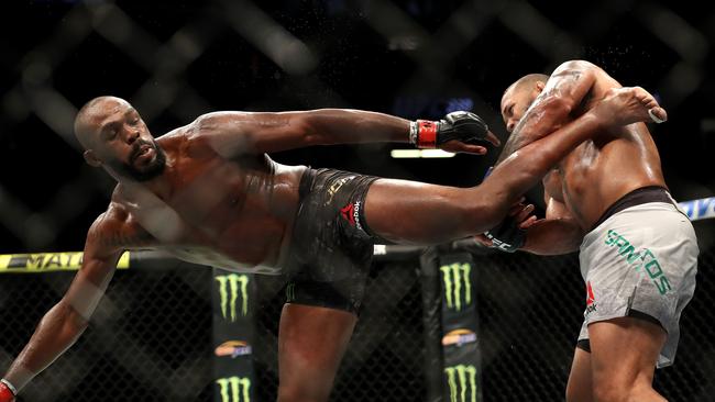 Jon Jones is the UFC light heavyweight champ and No. 1 pound for pound fighter in the UFC. Picture: Sean M. Haffey/Getty Images/AFP