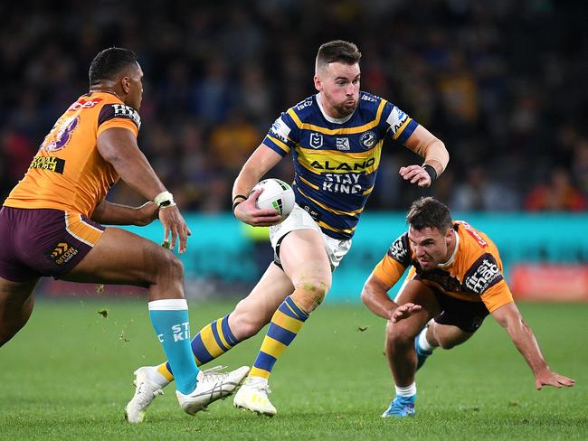 Clint Gutherson of the Eels has a favourable draw and should be held despite a lean mid-season run. Picture: AAP Image/Dan Himbrechts