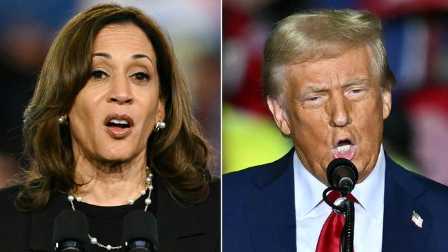 Kamala Harris and Donald Trump.