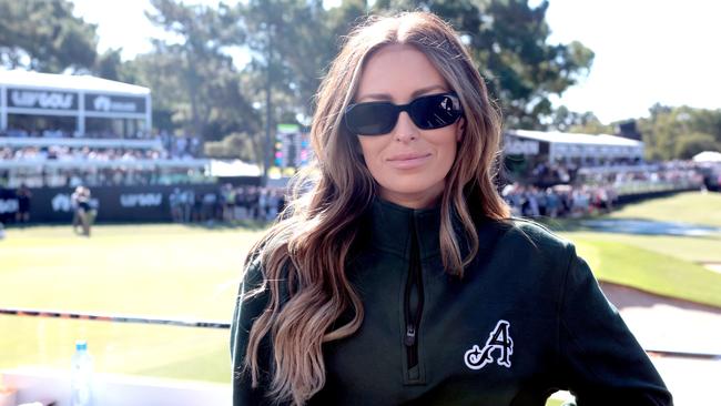 Paulina Gretzky, wife of golfer Dustin Hunter Johnson and daughter of ice hockey great Wayne Gretzky at the LIV Golf tournament. Picture: NCA NewsWire / Kelly Barnes
