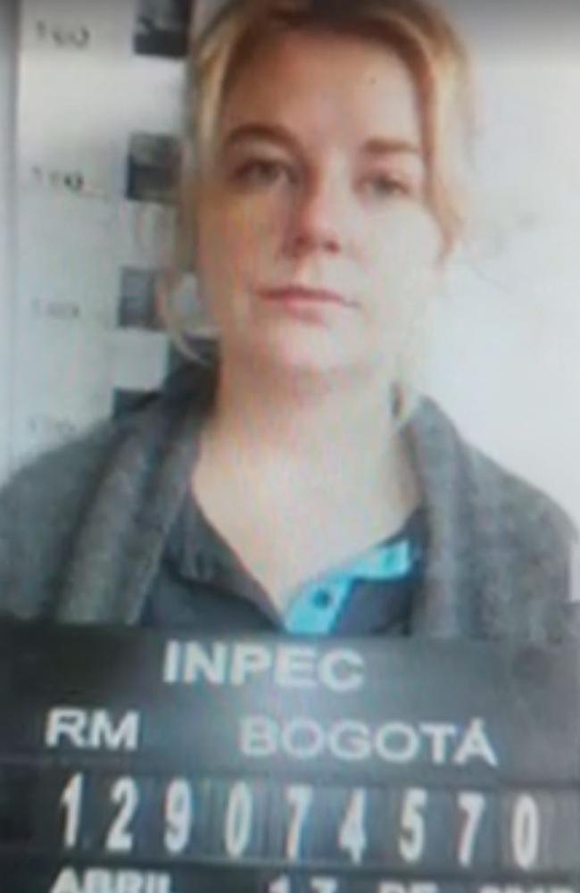 Cassie Sainsbury’s mug shot. Picture: 7 News