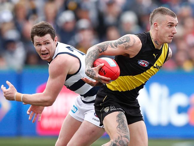 Richmond last played in Geelong in 2017. Picture: Adam Trafford/AFL Media/Getty Images