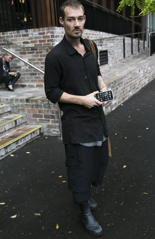 Daniel Johns spotted in front of Casba building in Waterloo. Picture: Dylan Robinson