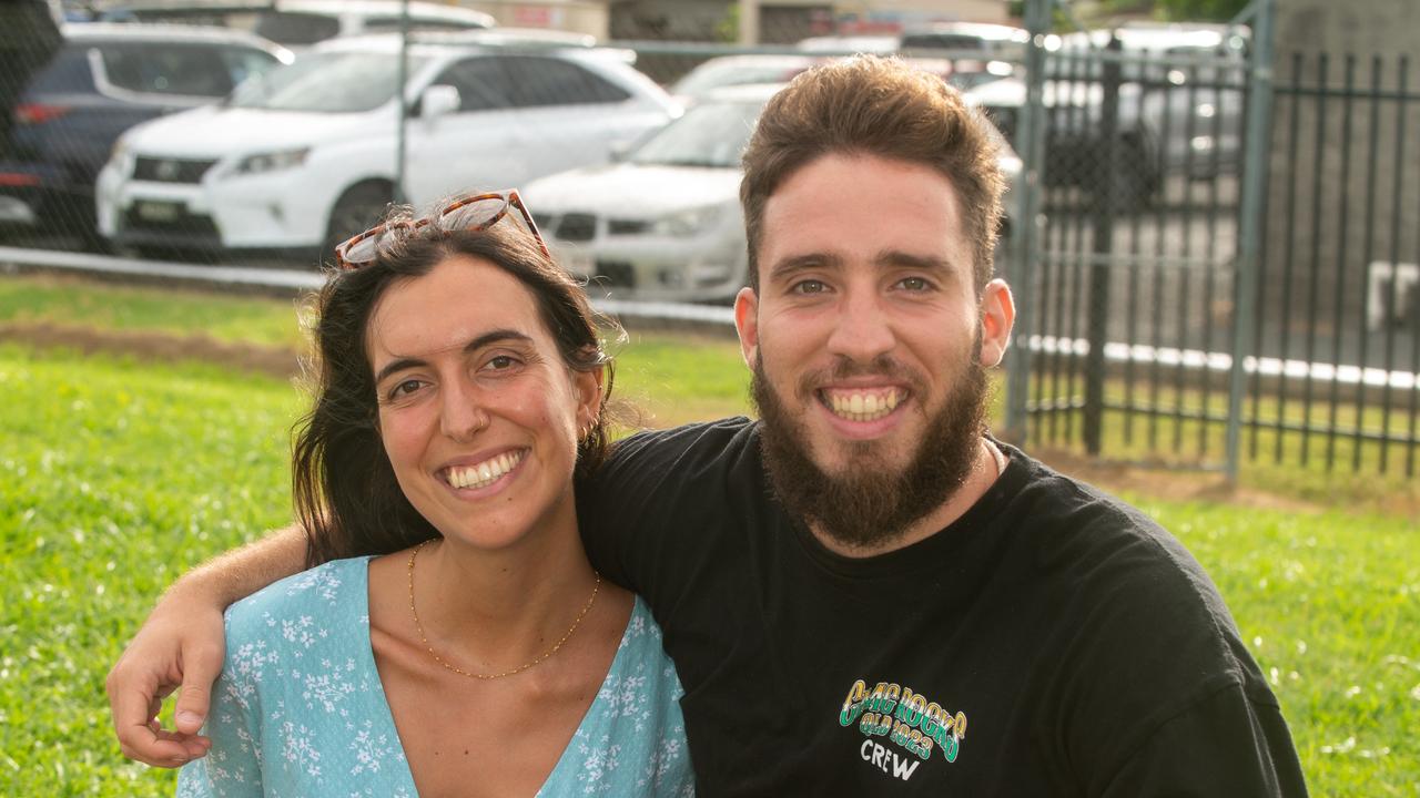 Oihane Garcia and Erik Retamal at Mackay Gridiron vs Townsville Cyclones at West Tiger Park Walkerston. Saturday 20 January 2024 Picture:Michaela Harlow