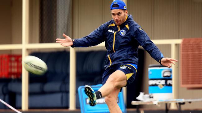Corey Norman at Eels training this week. Pic: Mark Evans