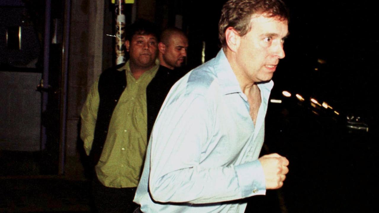 Prince Andrew on a night out in London. Picture: David Abiaw/Shutterstock