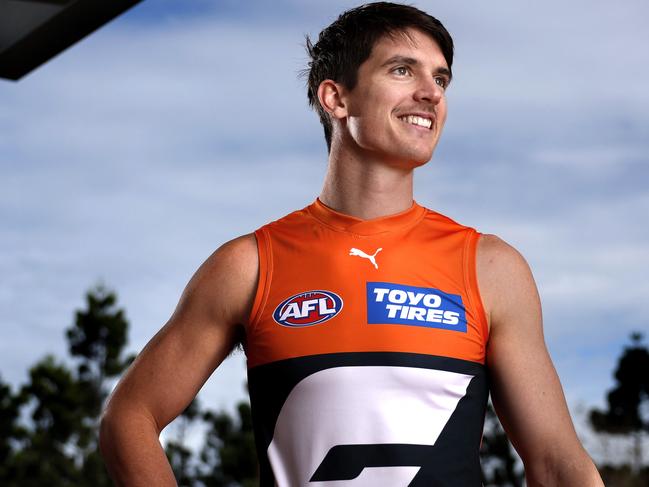 STRICT EMBARGO UNTIL 5PM MONDAY JUNE 3 - Sam Taylor after signing a 7 year contract extension to stay at the GWS Giants. Photo by Phil Hillyard(Image Supplied for Editorial Use only - **NO ON SALES** - Â©Phil Hillyard )