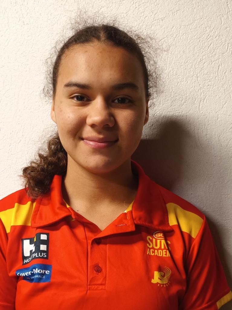 Gold Coast Suns U18 Academy player Siobhan Ross. Picture: AFL Queensland