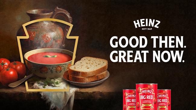 Heinz's new soup ad campaigns take inspiration from history.