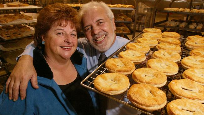 Vili Milisits with his wife Rosemary.