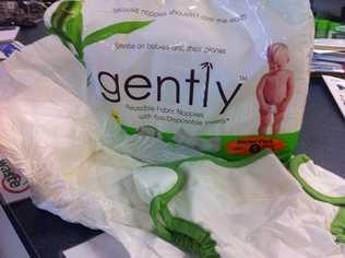 Gently eco nappies now available to be bought from the Lismore City Council’s CBD office.