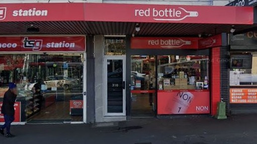 The Red Bottle Liquor shop in Surry Hills where Harvey assaulted the retail worker. Picture: Google Maps