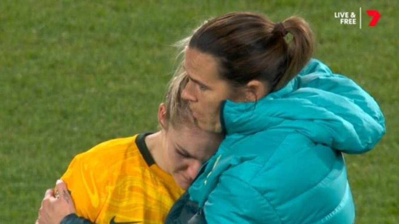 Ellie Carpenter was shattered. Photo: Channel 7