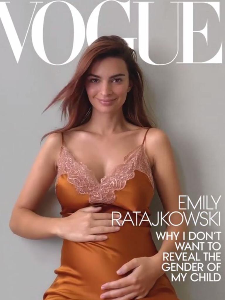 Ratajkowski on Vogue's digital cover.