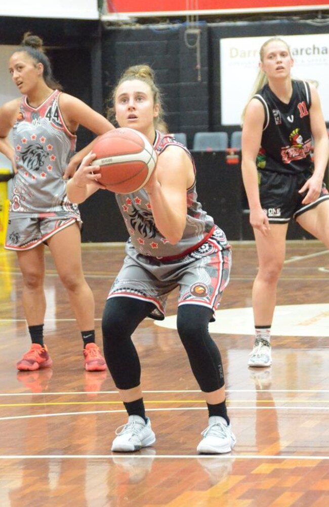 RedCity Roar women's guard and Australian Opals squad member Lauren Mansfield. Picture: Fan Fair