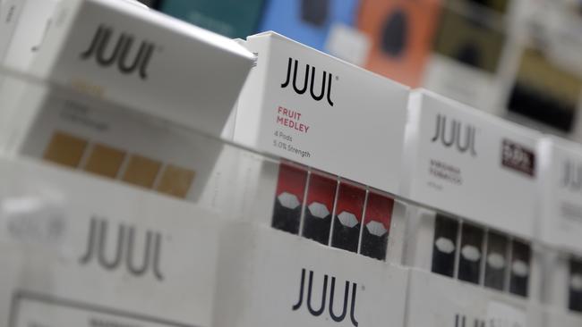 Juul has been accused for wanting to advertise its smoking product to children. Picture: Seth Wenig/AP