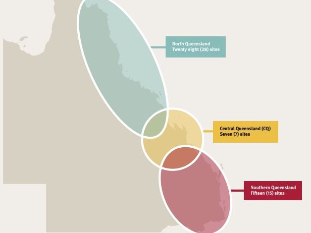 There were more than 40 alternative large-scale pumped hydro sites considered before the government selected Pioneer-Burdekin and Borumba. Picture: Queensland Hydro Study