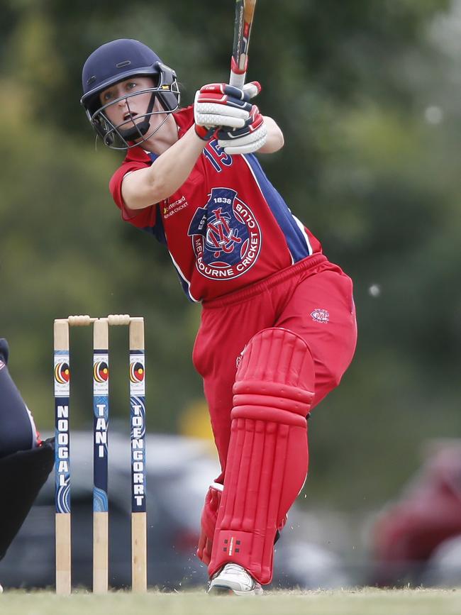 Amy Vine batting for Melbourne. Picture: Valeriu Campan