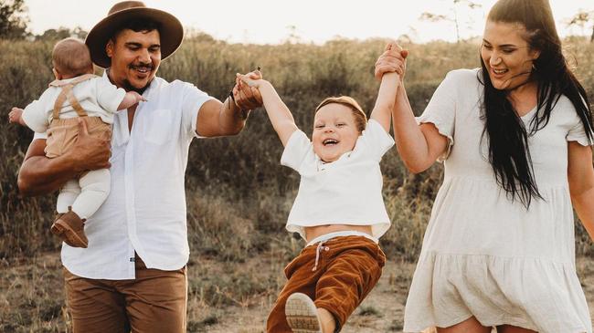 Keda said their two boys absolutely adored their dad. Picture: Madi Lee Photography