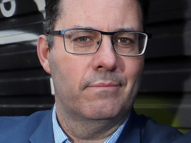 01/09/2017   Crime writer Adrian McKinty in St Kilda Melbourne, He is in the running for a Ned Kelly crime writer award.Picture: David Geraghty / The Australian.