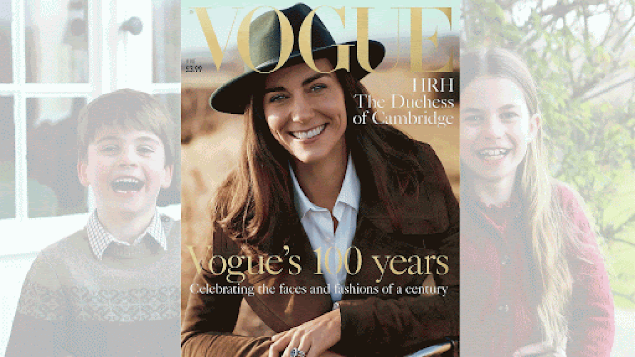 Kate Middleton's British Vogue cover from 2016.