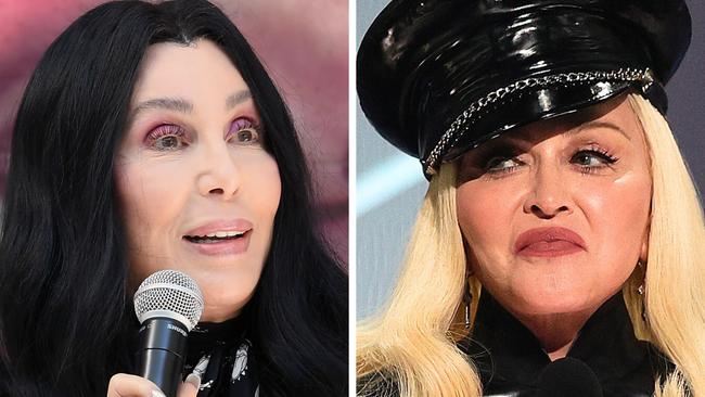 Cher Madonna composite. Picture: Getty *subsription pics*