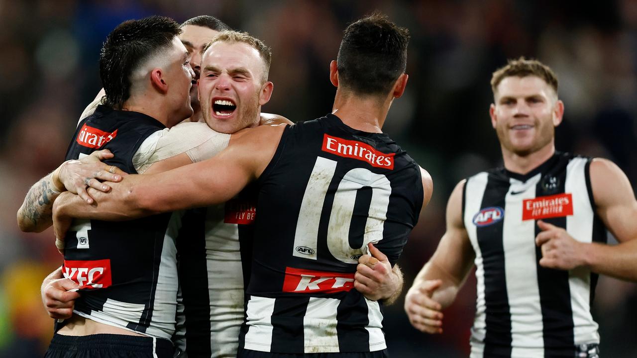 The Pies No. 4 is a popular teammate. Picture: Getty Images