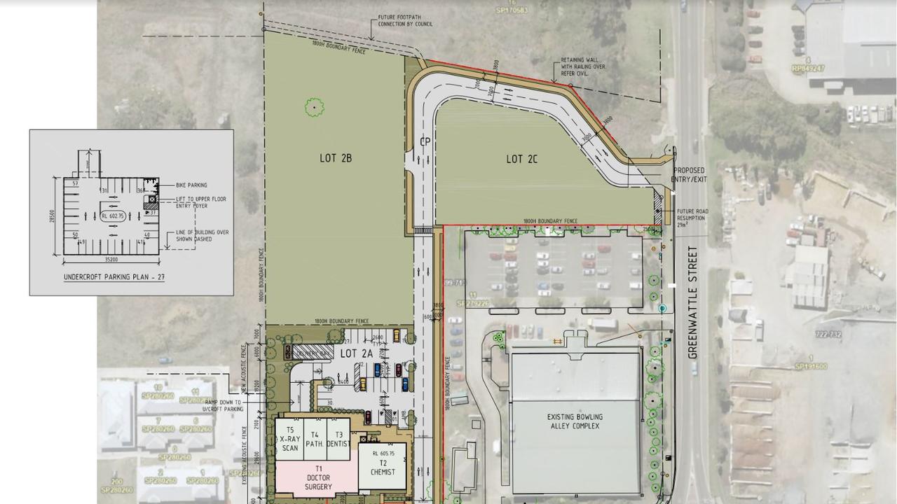 Top Toowoomba developers Rob and Cathy Weymouth have been given the green light for a massive $25m health and wellbeing precinct on an L-shaped block off Greenwattle Street in Glenvale.