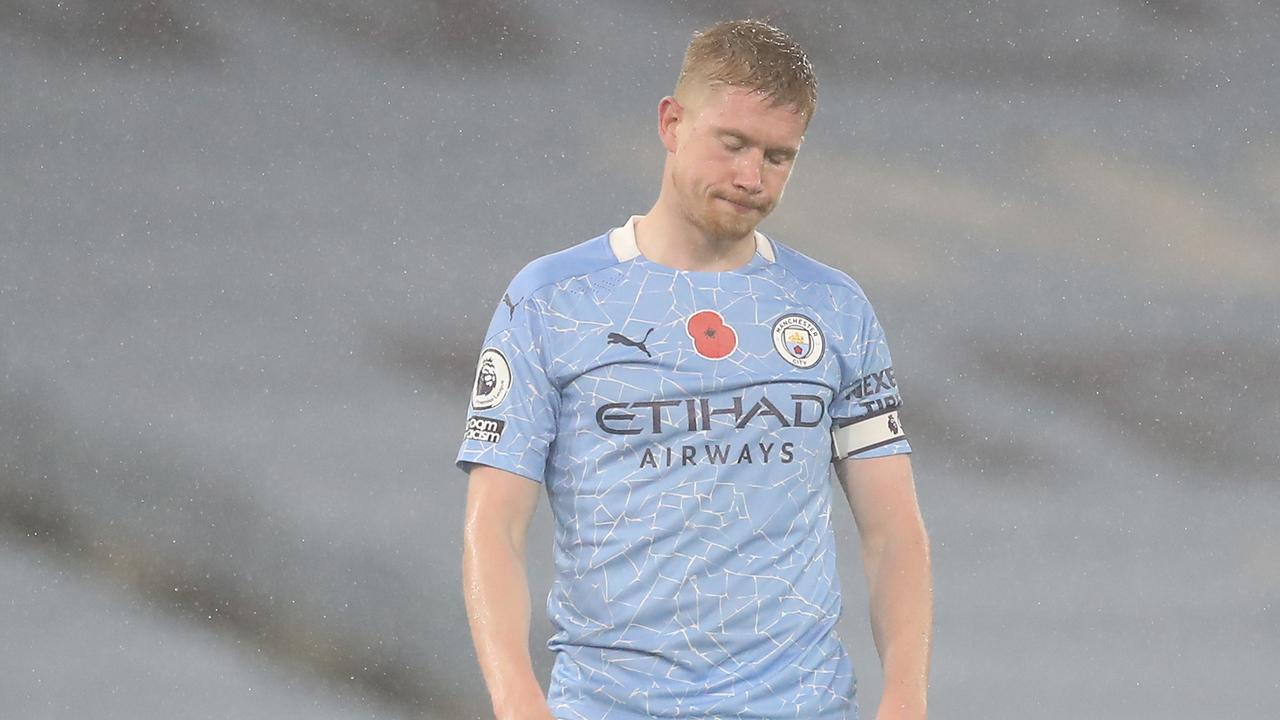 Kevin De Bruyne missed a penalty to let Liverpool off the hook.
