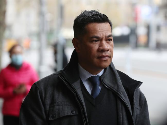 Simiona Tuteru, Connect Logistics manager who is facing charges over the Eastern Freeway Porsche tragedy. Picture: NCA NewsWire / David Crosling