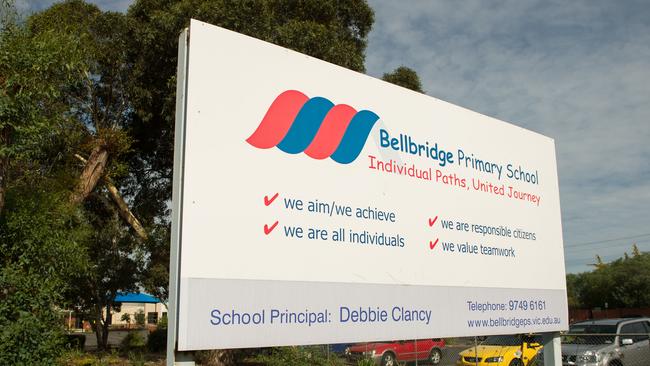 Bellbridge Primary School, Hoppers Crossing was forced into lockdown after Jackson Delmo wielded a loaded sawn-off rifle outside the Bellbridge Ave milkbar.