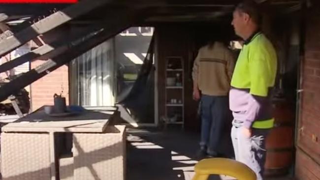 A southern suburbs family home in Adelaide was gutted after a fire broke out due to a faulty solar panel switch. Picture: 7NEWS