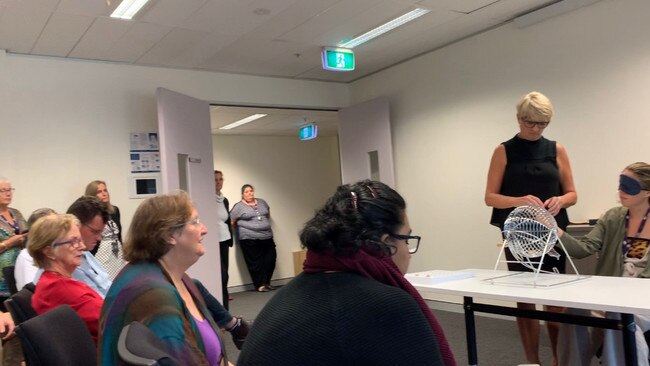 Ballot draw for the 2019 election. Wentworth MP Kerryn Phelps has drawn last while another independent will be at the top of the ballot on May 18. Picture: Anton Rose