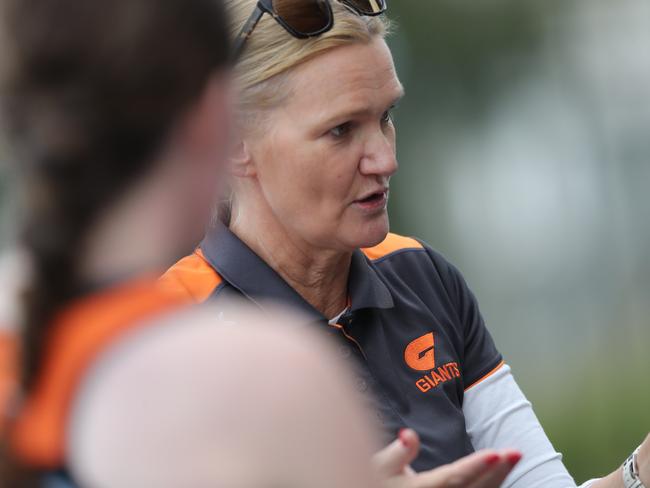 Giants coach Jill Leader. Picture: Alan Barber