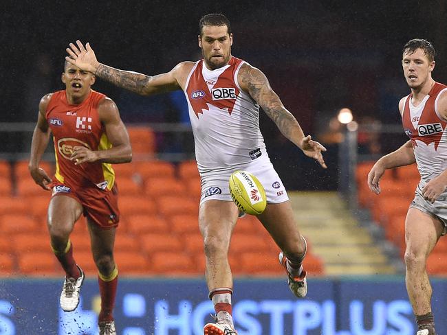 Kevin Sheedy says Lance Franklin’s decision to snub the Giants has worked in their favour. Picture: AAP