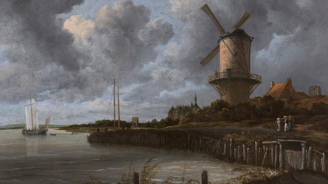 Detail from The windmill at Wijk by Jacob van Ruisdael. Picture: Amsterdam Museum/Rijksmuseum