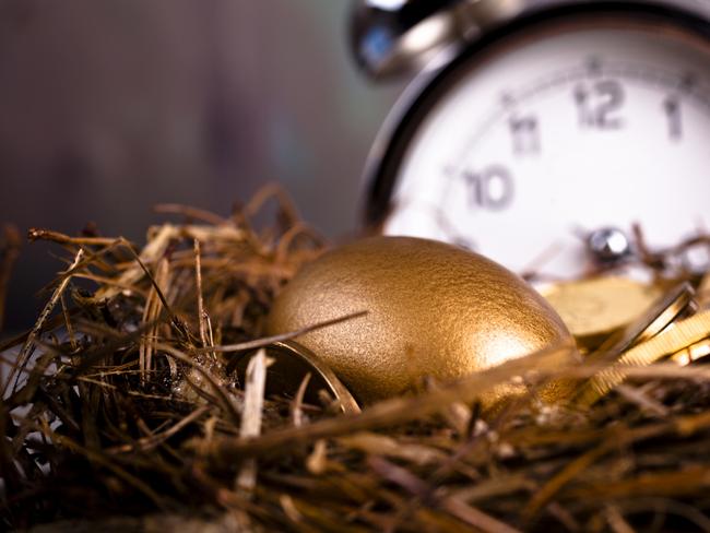 clock, australian money, superannuation, nest egg