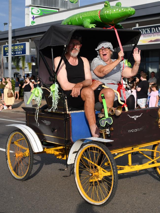 Photographs from the Maraka Festival Street Parade around the Ingham central business district on Saturday. In an ‘Under the Sea’-themed celebration of all things Hinchinbrook, school students, community organisations, emergency responders and contestants vying for the prized Queen and Princess titles paraded around Rotary Park in the centre of the town. Picture: Cameron Bates