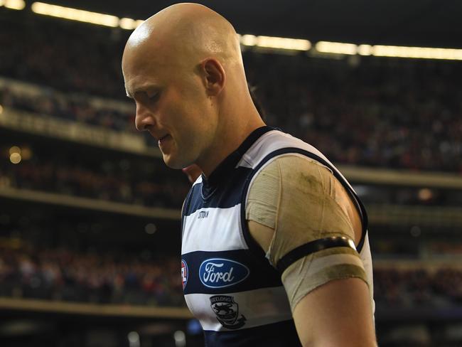 Gary Ablett is left to rue a missed opportunity. Picture: AAP