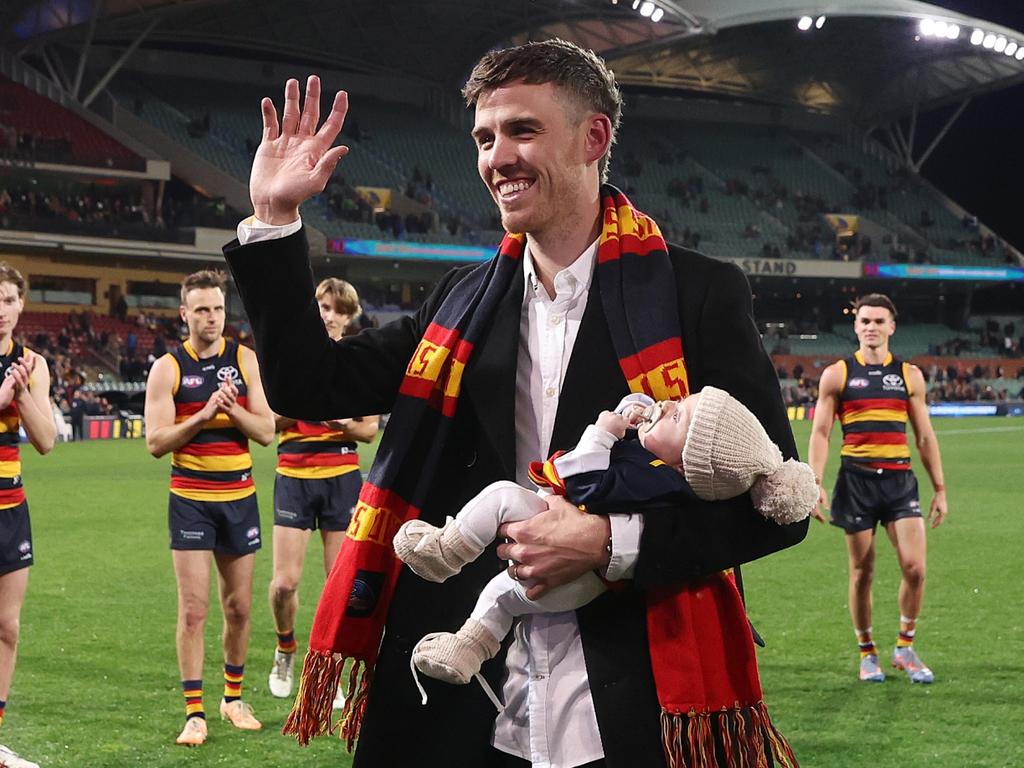 Paul Seedsman’s career was ended by concussion. Picture: Sarah Reed/AFL Photos via Getty Images